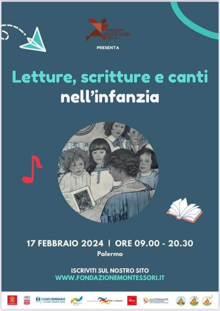 A Palermo, Sabato 17 Febbraio, si terrà il Convegno ‘’Letture, scritture e canti nell’infanzia’’
